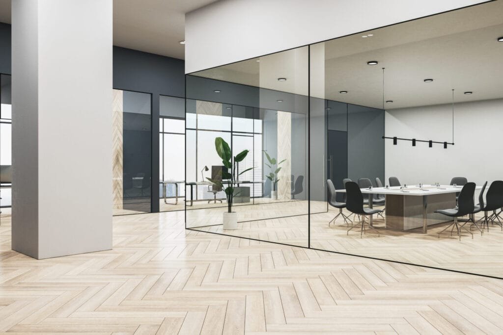 Office spaces restored or replaced with a wide variety of colours and finishes to choose from.